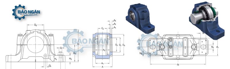 Gối Đỡ Vòng Bi SNL 518