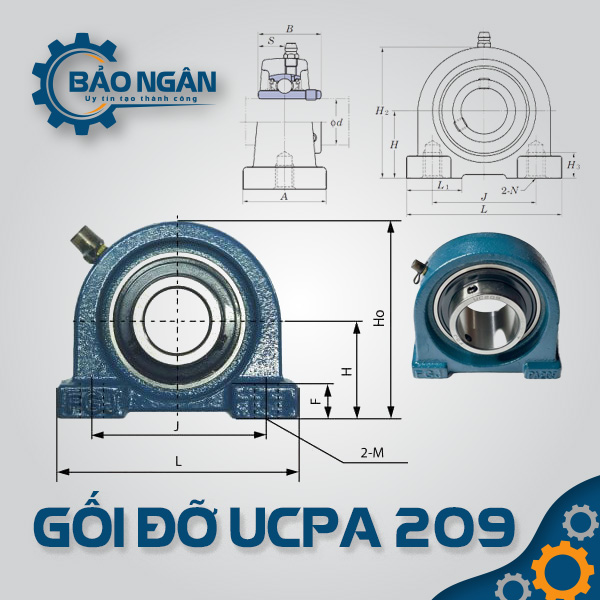 Gối Đỡ Vòng Bi UCPA 209