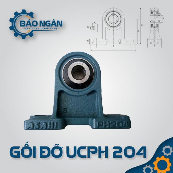 Gối Đỡ Vòng Bi UCPH 204