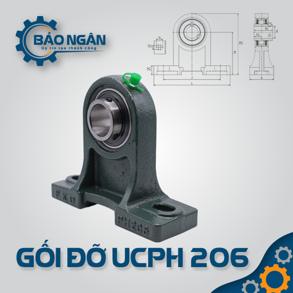 Gối Đỡ Vòng Bi UCPH 206