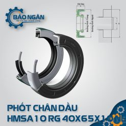 Phốt Chân Dầu HMSA10 RG 40x65x10 NBR