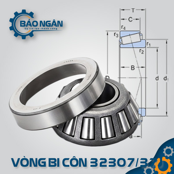 Vòng bi côn 32307/37 J