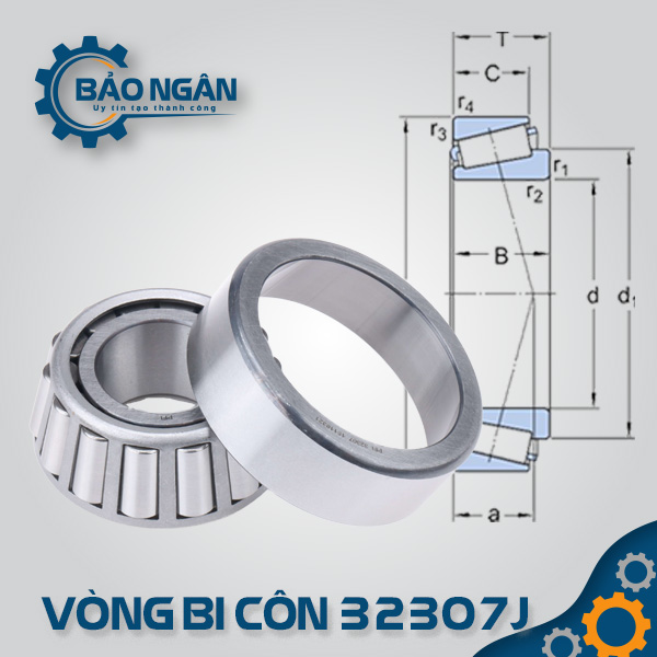 Vòng bi côn 32307 J