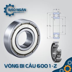 Vòng bi cầu 6001-Z