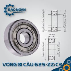 Vòng bi cầu 625-ZZ/C3