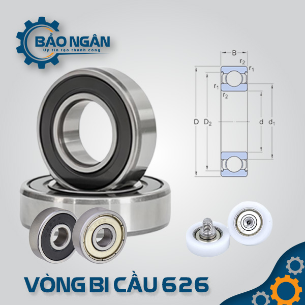 Vòng bi cầu 626