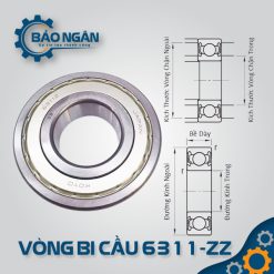 Vòng bi 6311-ZZ