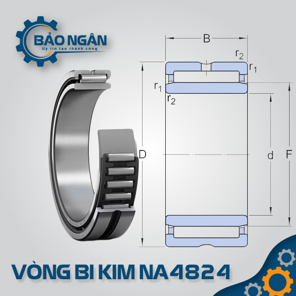 Vòng bi đũa kim NA 4824