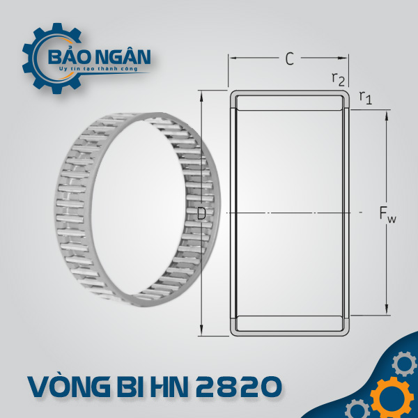 Vòng bi đũa kim HN 2820