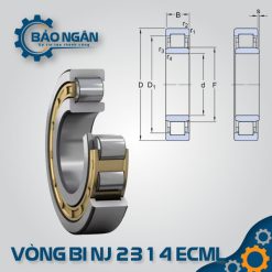 Vòng bi đũa NJ 2314 ECML