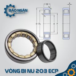 Vòng bi đũa NU 203 ECP