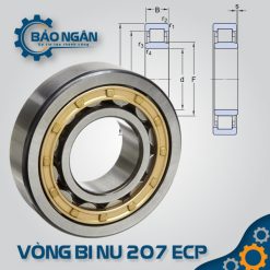Vòng bi đũa NU 207 ECP