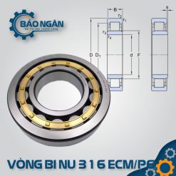 Vòng bi đũa NU 316 ECM/P6