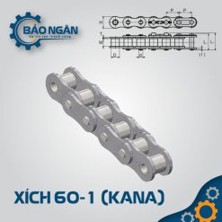 Xích 60-1 (Kana) - Sên Truyền Động Công Nghiệp Nhật Bản Chính Hãng