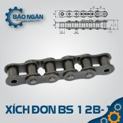 Xích Đơn BS 12B-1 - Xích Công Nghiệp Tiêu Chuẩn Anh Quốc Cao Cấp