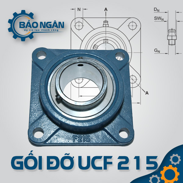 Gối Đỡ Vòng Bi UCF 215