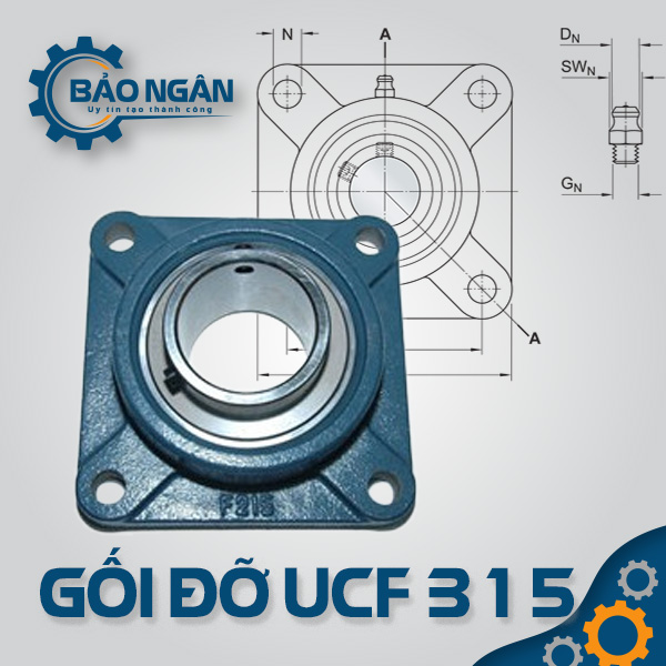 Gối Đỡ Vòng Bi UCF 315