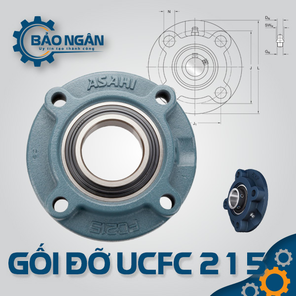 Gối Đỡ Vòng Bi UCFC 215