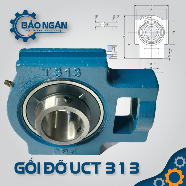 Gối Đỡ Vòng Bi UCT 313
