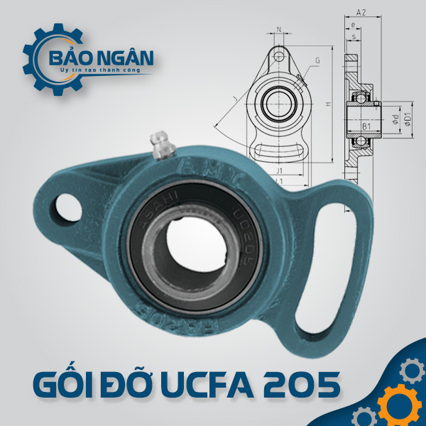 Gối Đỡ Vòng Bi UCFA 205