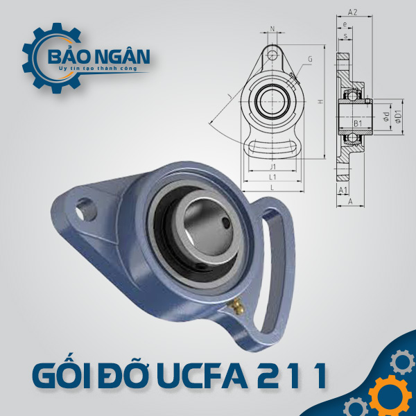 Gối Đỡ Vòng Bi UCFA 211