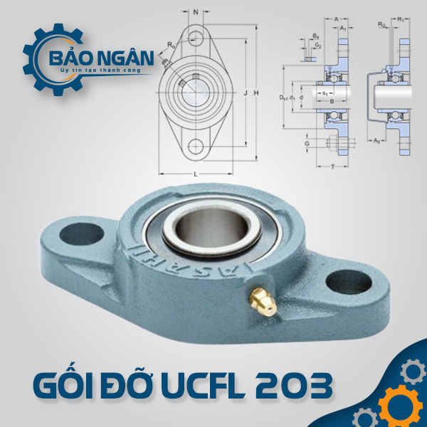 Gối Đỡ Vòng Bi UCFL 203