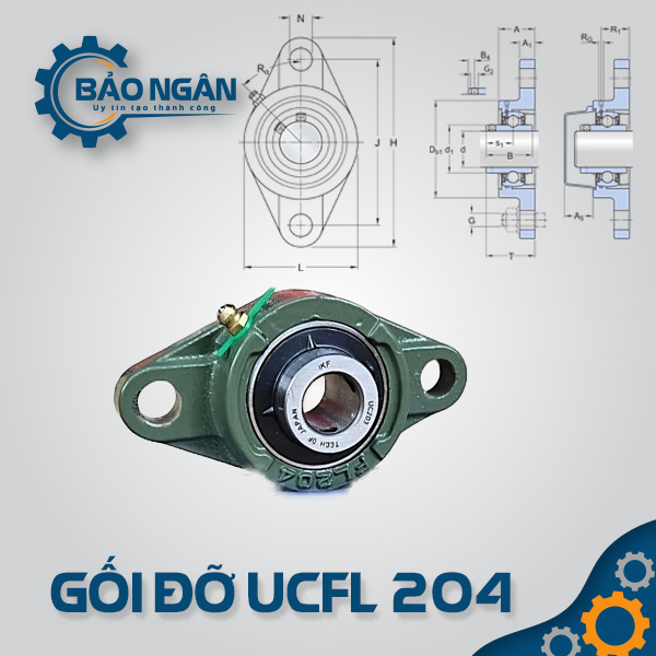 Gối Đỡ Vòng Bi UCFL 204