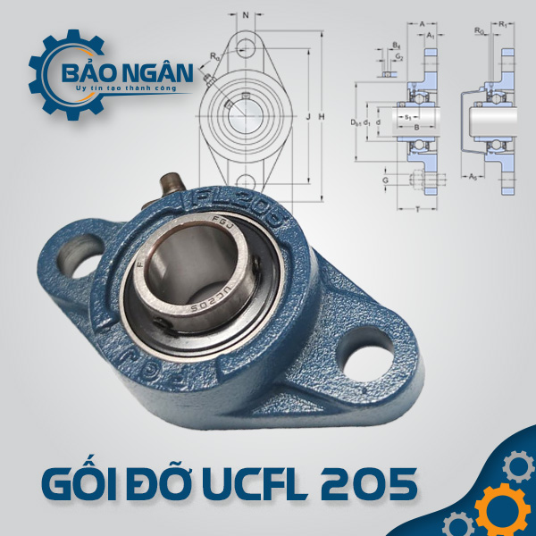 Gối Đỡ Vòng Bi UCFL 205
