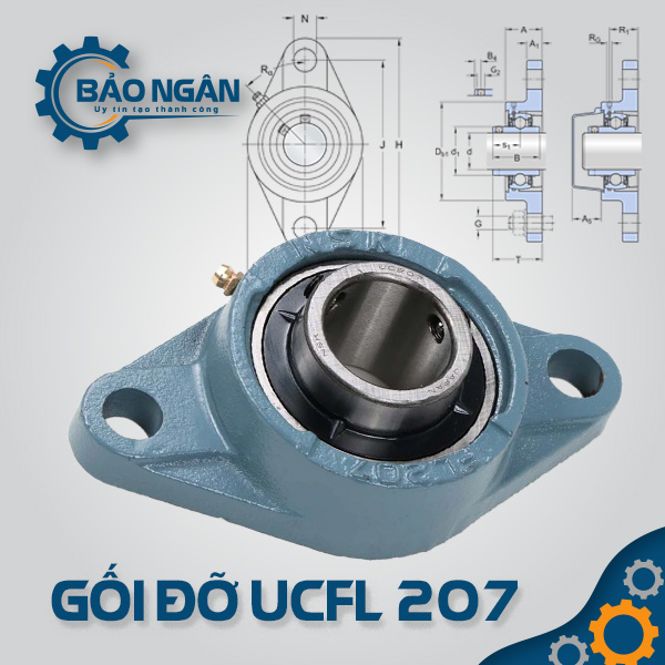 Gối Đỡ Vòng Bi UCFL 207