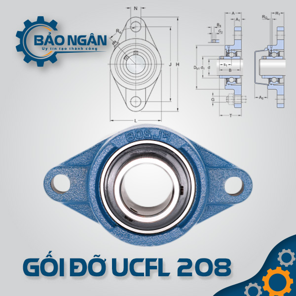 Gối Đỡ Vòng Bi UCFL 208