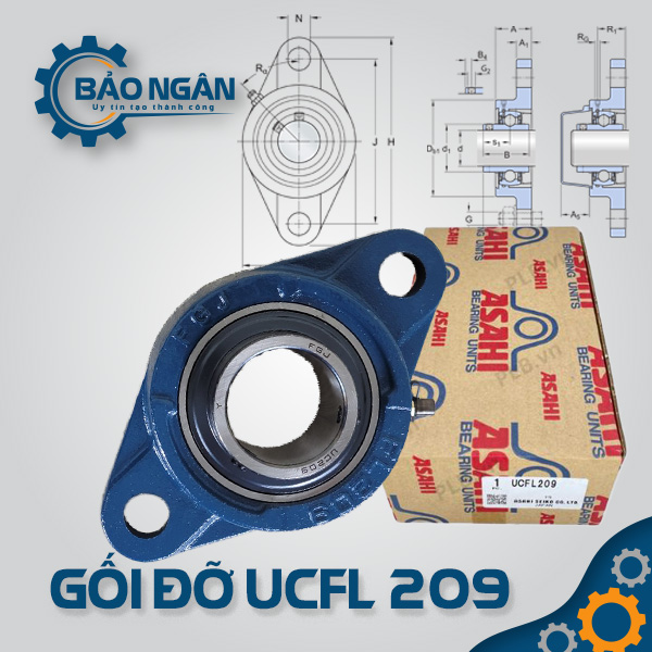 Gối Đỡ Vòng Bi UCFL 209